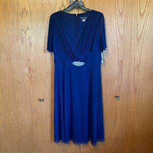 Jessica Howard midnight blue cocktail dress size 14